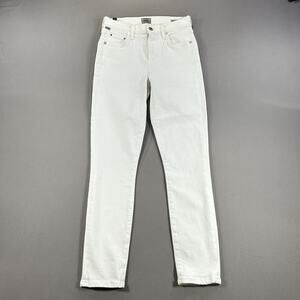 Citizens of Humanity Rocket Ankle Mid Rise Skinny in White Sculpt 26